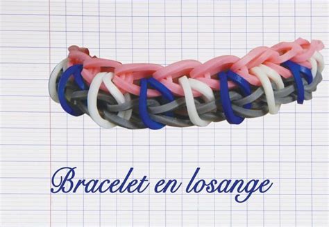 modele bracelet elastiques losange pdf Kindle Editon