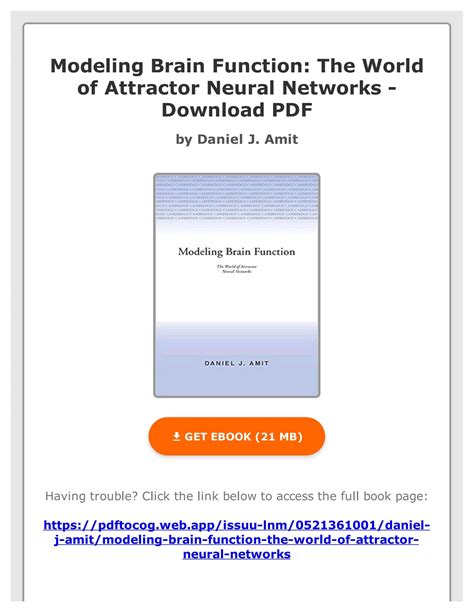 modeling brain function modeling brain function Doc