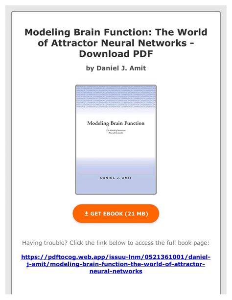 modeling brain function modeling brain function Doc