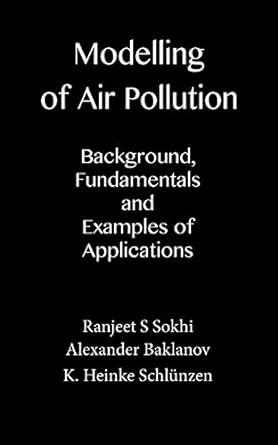 modelling air pollution fundamentals applications PDF