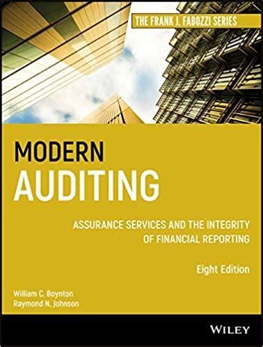modern auditing 8th edition Epub