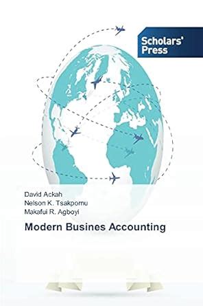 modern busines accounting david ackah Reader