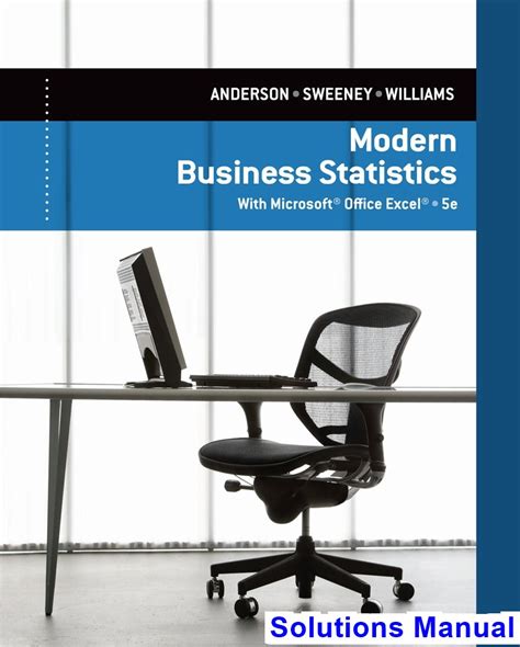 modern business statistics solutions manual anderson Kindle Editon