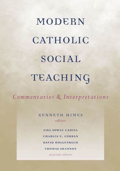 modern catholic social teaching commentaries and interpretations Epub