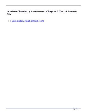 modern chemistry assessment chapter 7 test b answer key Reader