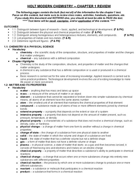 modern chemistry chapter 1 Epub