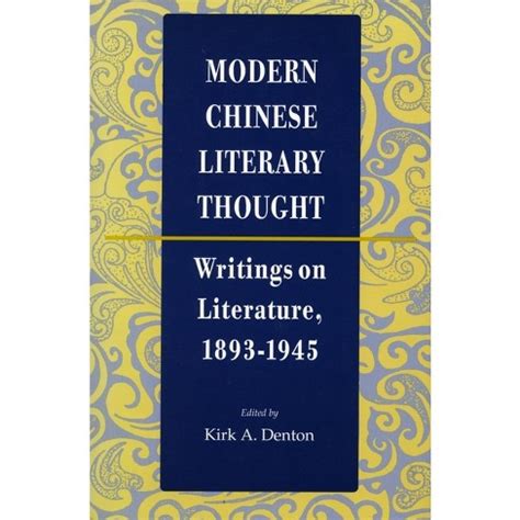 modern chinese literary thought modern chinese literary thought Epub