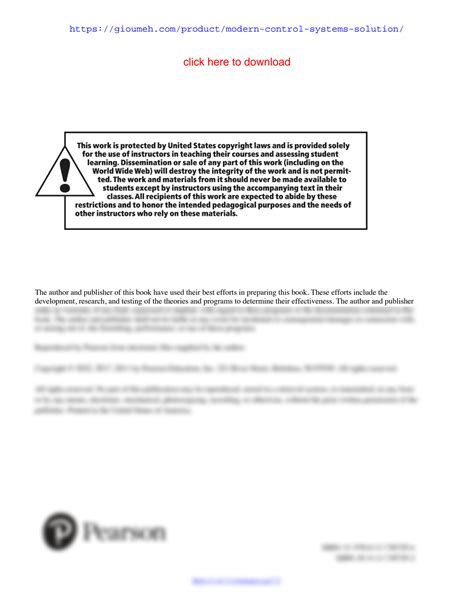 modern control systems solution manual Kindle Editon