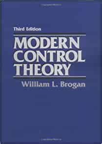 modern control theory 3rd edition william l brogan pdf free download PDF