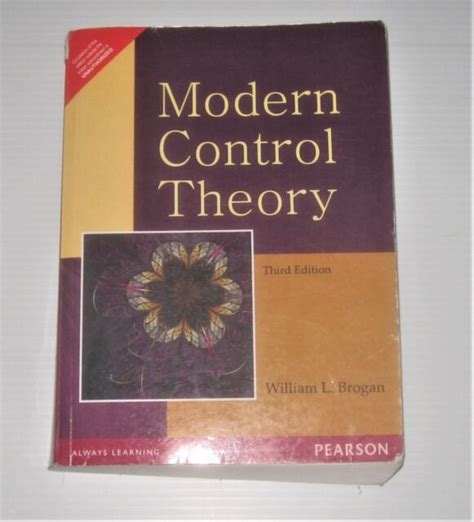 modern control theory 3rd edition william l brogan pdf free download PDF