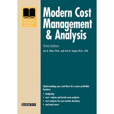 modern cost management analysis modern cost management analysis Kindle Editon
