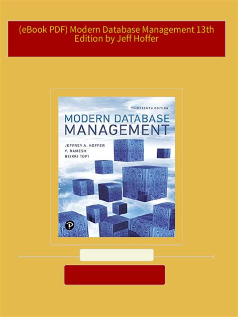 modern database management hoffer Ebook Epub