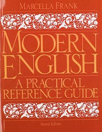 modern english a practical reference guide second edition PDF