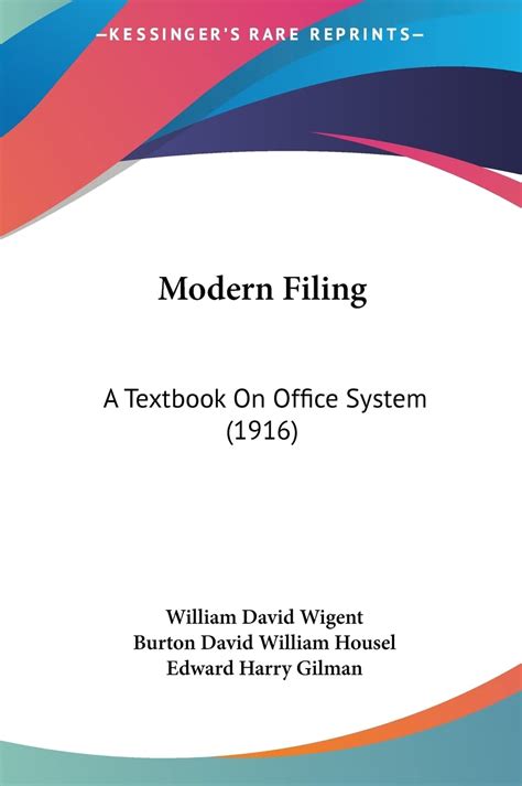 modern filing textbook office system Reader