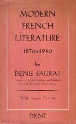 modern french literature 1870 1940 with sixteen portraits Kindle Editon