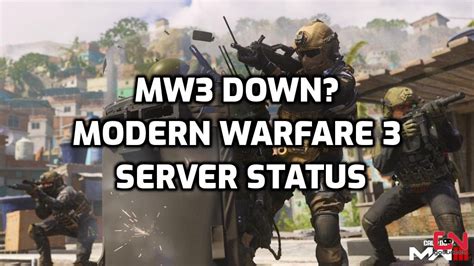 modern warfare 3 ps3 server status