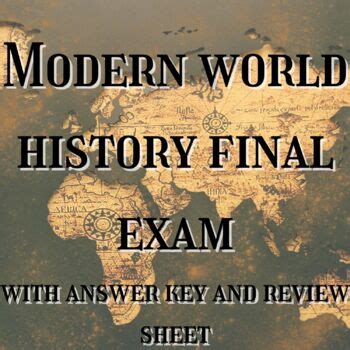 modern world history final exam with answers pdf Epub