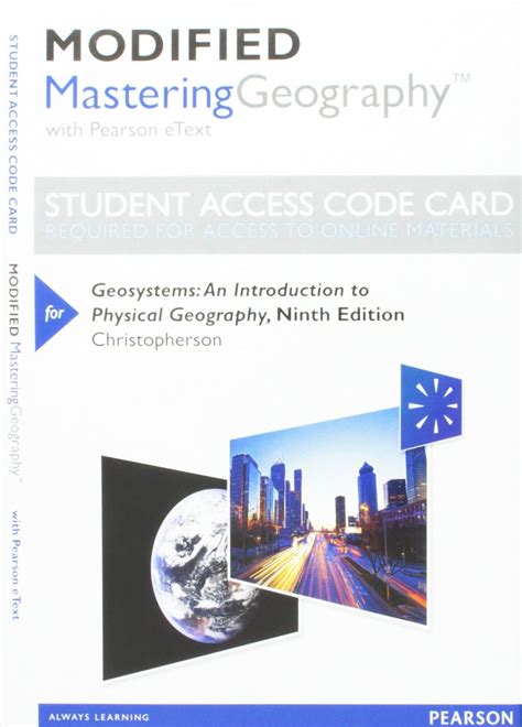 modified masteringgeography pearson etext geosystems Epub