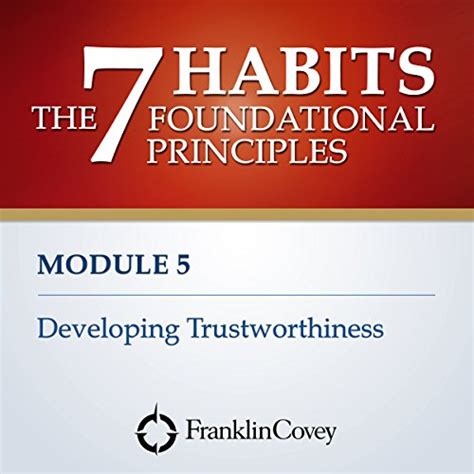 module developing trustworthiness foundational principles PDF