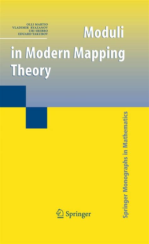 moduli in modern mapping theory moduli in modern mapping theory Kindle Editon