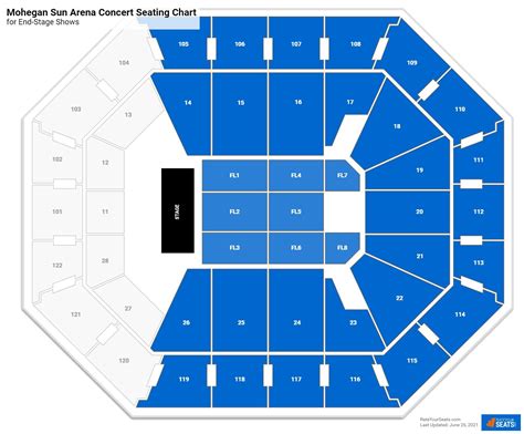 mohegan sun seating chart