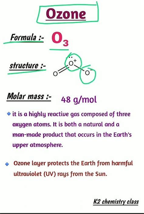 molar mass of ozone