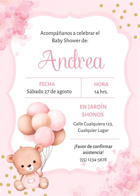 molde para invitaciones baby shower inagui com Epub