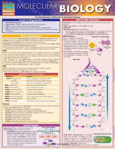 molecular biology quick study academic Epub