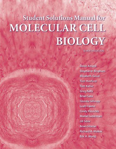 molecular cell biology 7th edition solution manual Doc