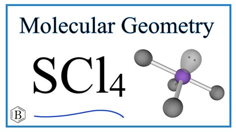 molecular geometry scl4