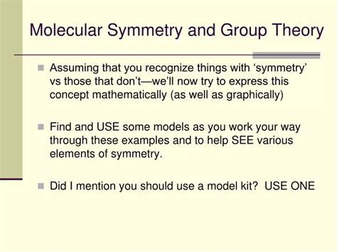 molecular symmetry group theory answers to pdf Reader