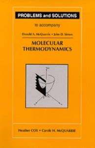 molecular thermodynamics mcquarrie and simon solutions manual Ebook Epub