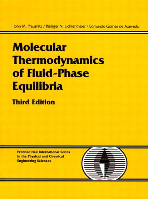 molecular thermodynamics of fluid phase equilibria third edition pdf Ebook Doc
