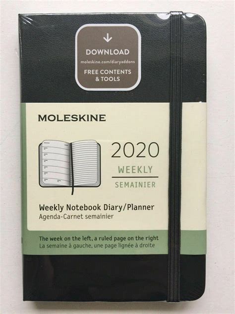 moleskine weekly notebook 2010 12 month soft black large Doc