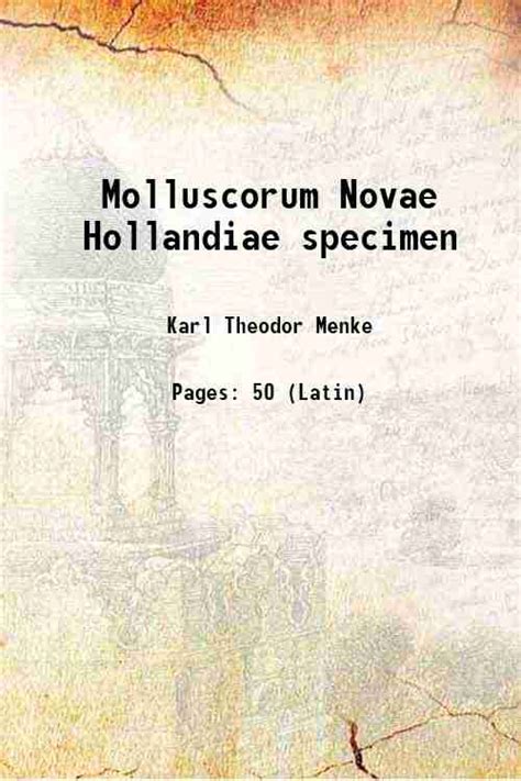 molluscorum hollandiae specimen classic reprint Epub