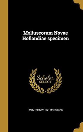 molluscorum hollandiae specimen classic reprint Epub