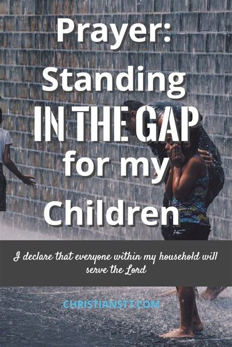 moms in prayer standing in the gap for your children PDF