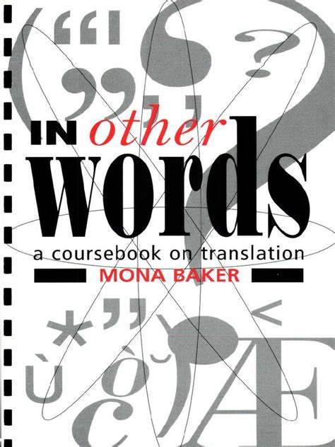 mona baker in other words a coursebook on translation pdf Kindle Editon