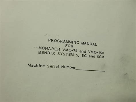 monarch vmc 150 manual pdf Reader