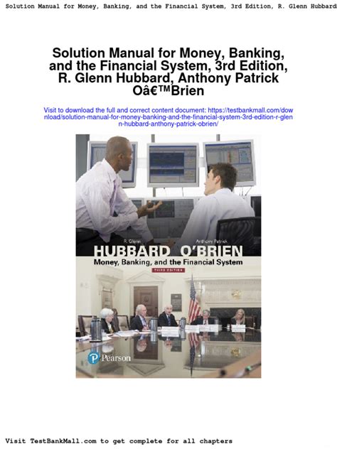 money banking and finance system hubbard solution PDF