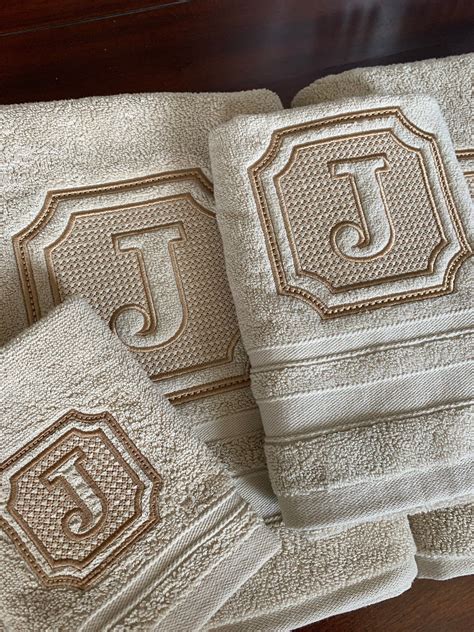 monogrammed bath sheets