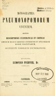 monographia pneumonopomorum viventium accedente enumeratione PDF