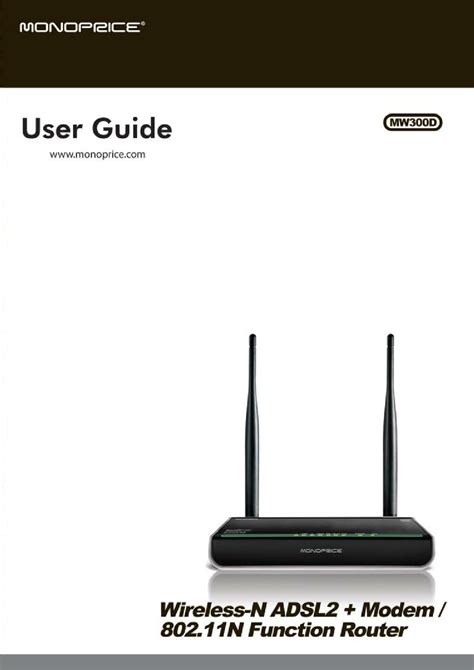 monoprice wireless router owners manual Epub