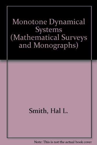 monotone dynamical systems monotone dynamical systems Kindle Editon