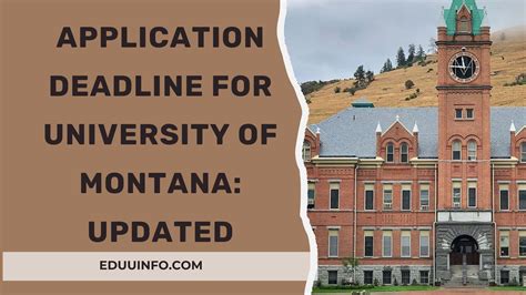 montana state university application deadline