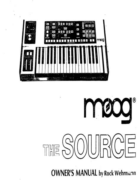 moog amp owners manual PDF