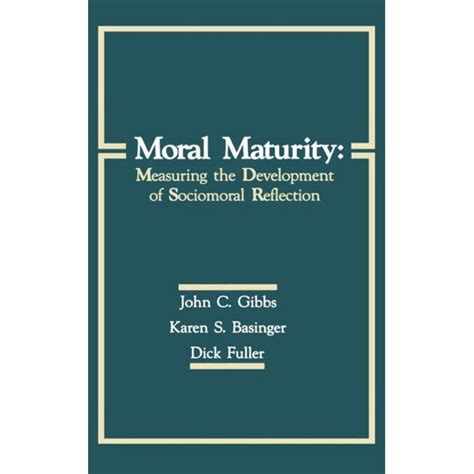 moral maturity measuring the development of sociomoral reflection Epub