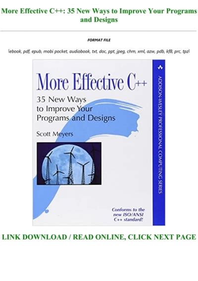 more effective c 35 new ways to improve your programs and designs Epub