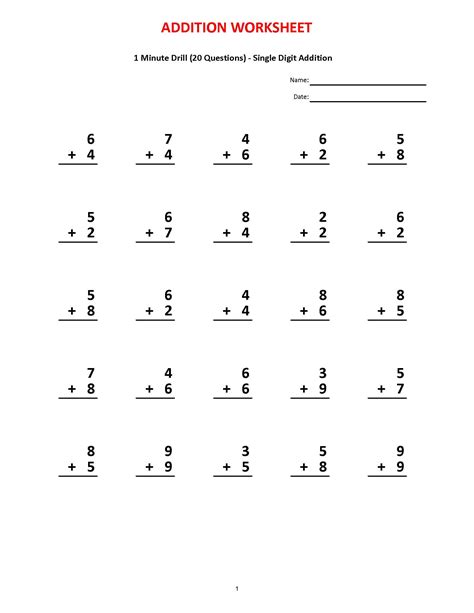 more minute math drills addition and subtraction grades 1 3 Reader