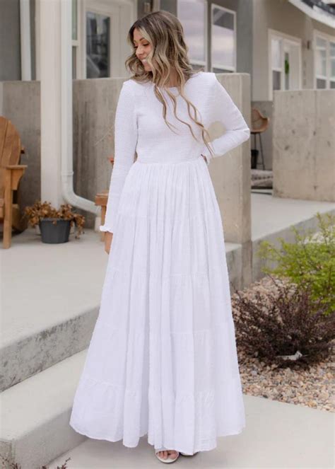 mormon temple dress